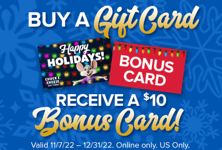Chuck E. Cheese Gift Cards! icon